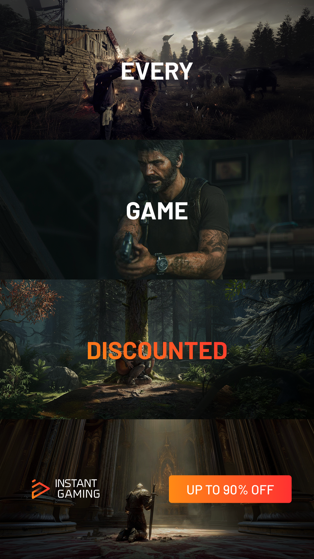 Instant Gaming Facebook ad