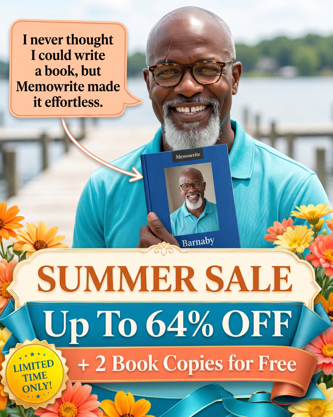 Memowrite Facebook ad