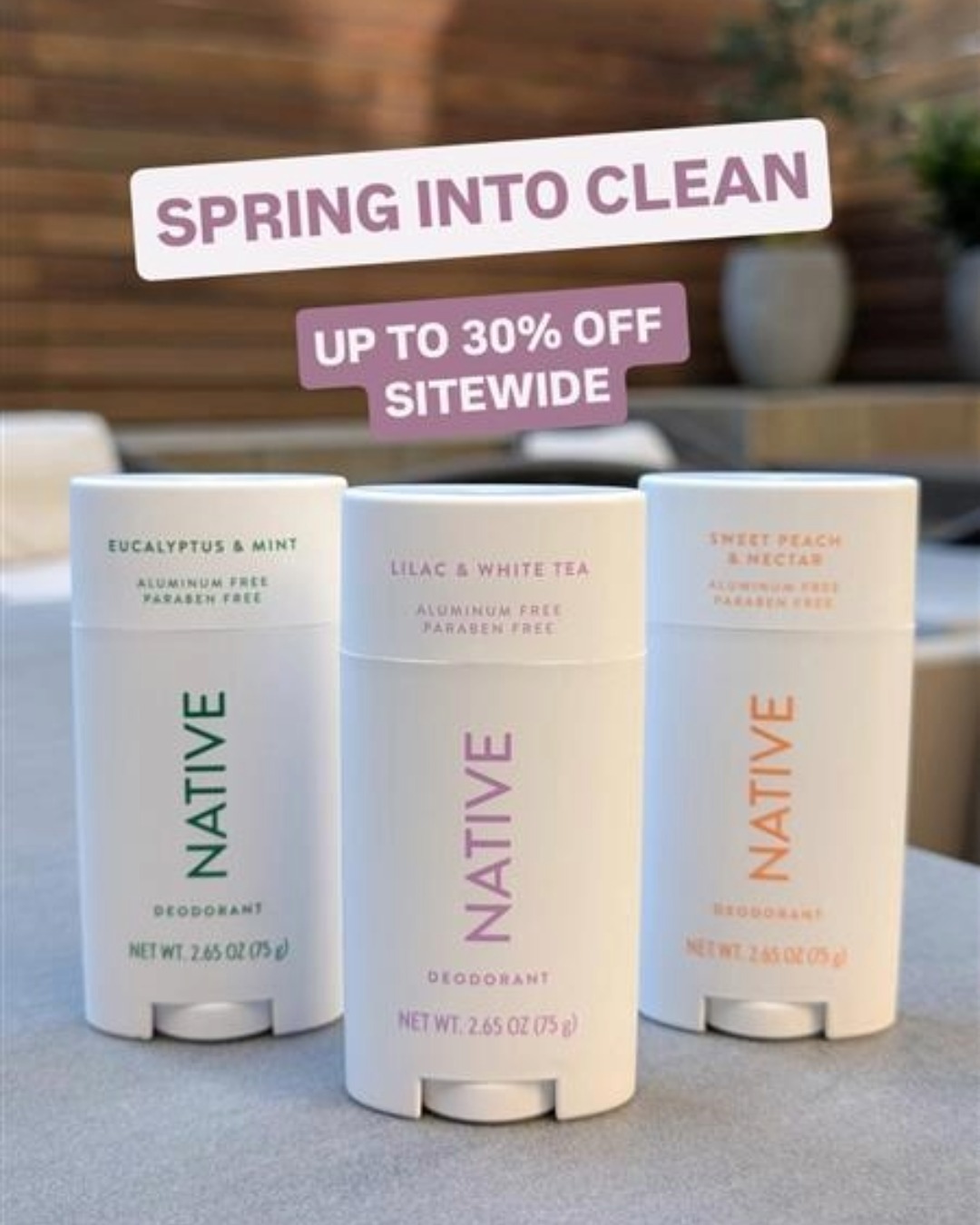 Native Facebook ad