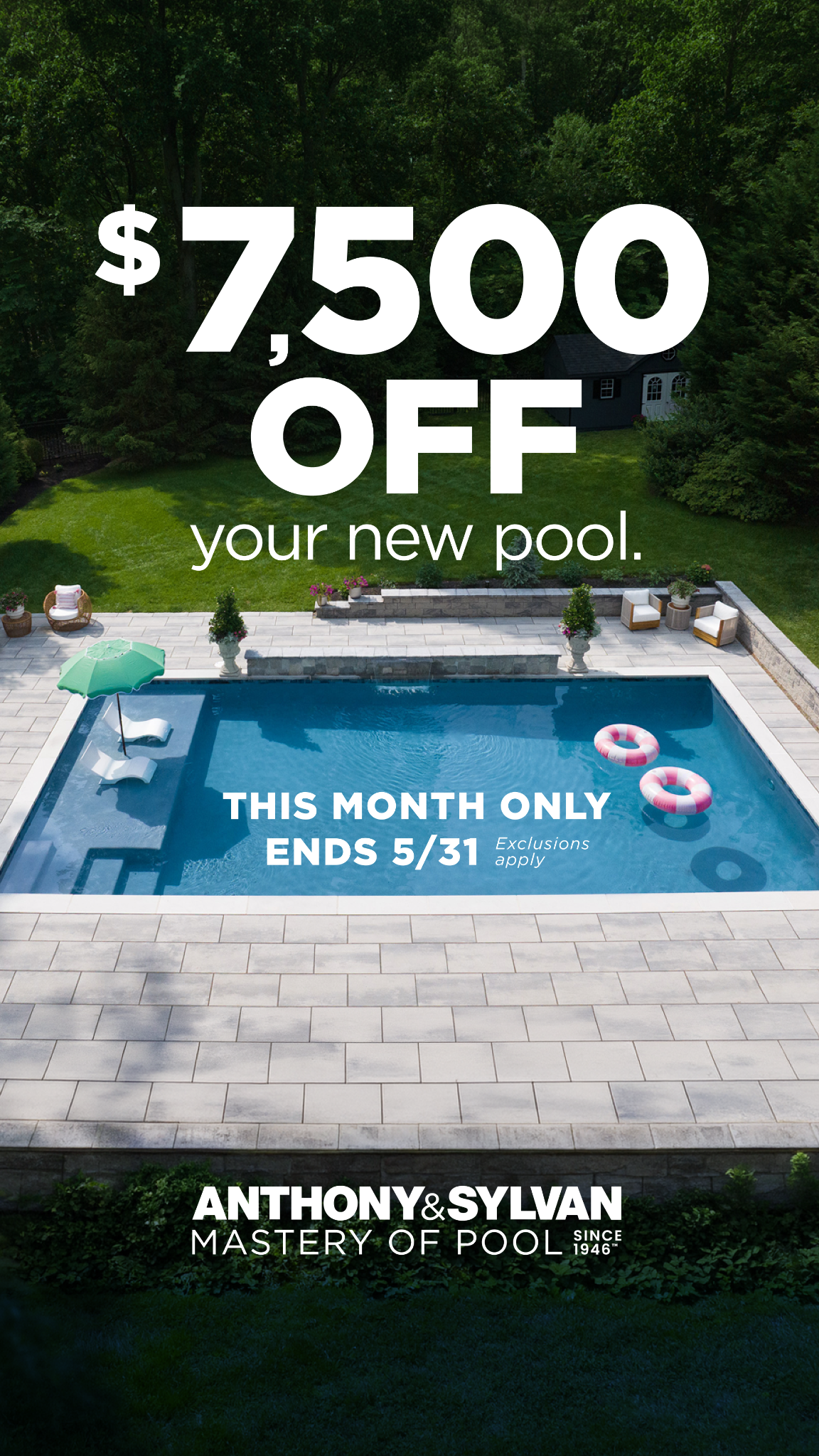Anthony & Sylvan Pools Facebook ad