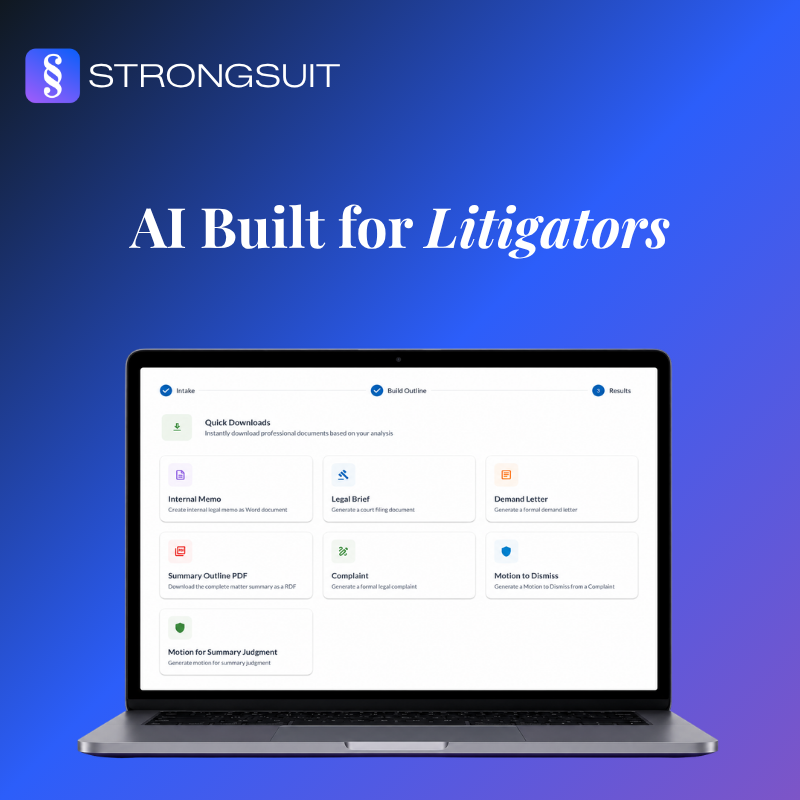 StrongSuit Facebook ad