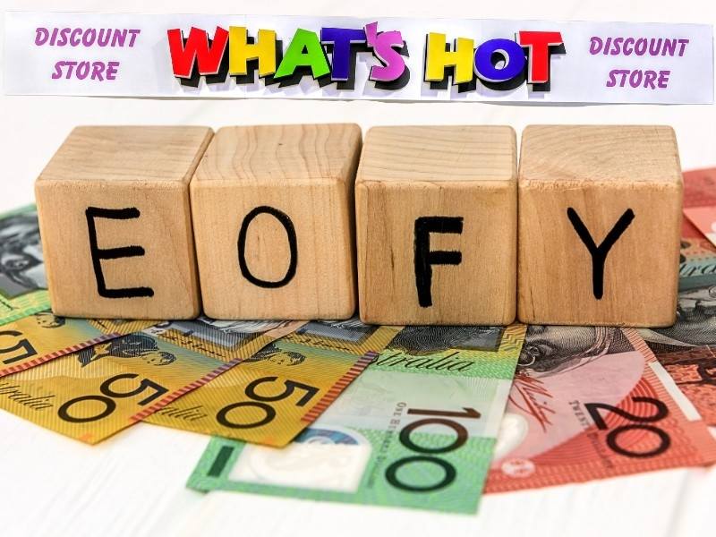 What's Hot Discount Store Ipswich Facebook ad: BIG SAVINGS END OF FINANCIAL YEAR sale up…