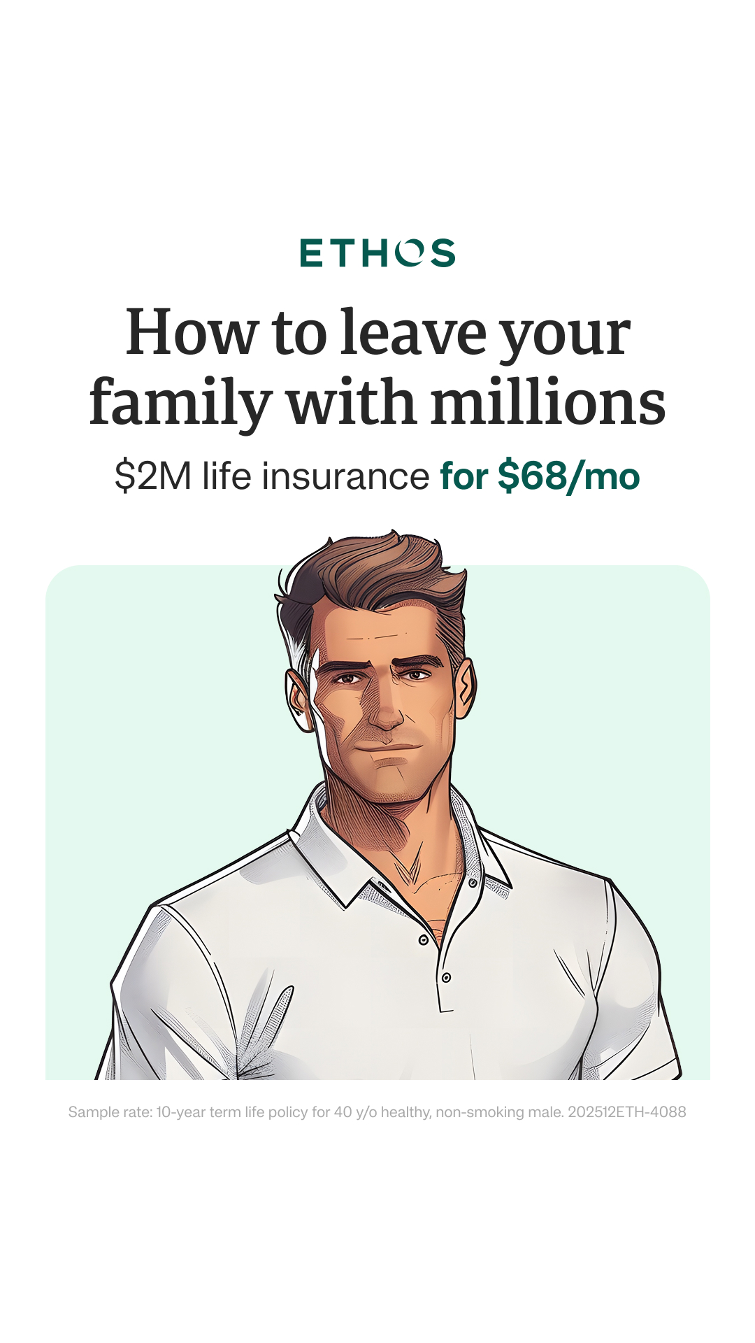 Ethos Facebook ad