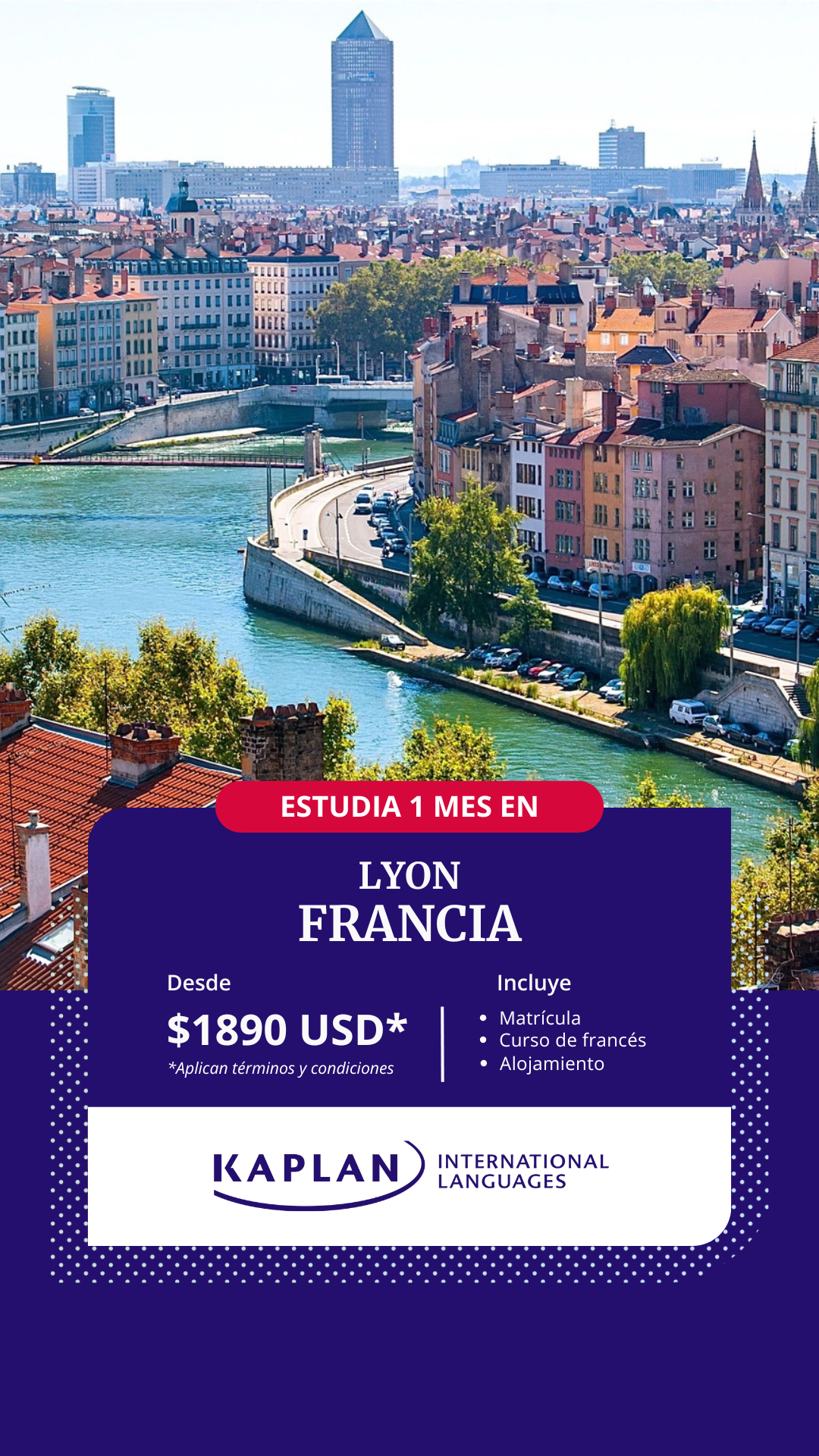 Kaplan International Languages - Latinoamérica Facebook ad