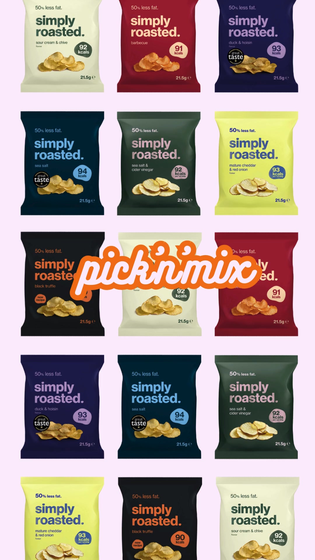 Simply Roasted Facebook ad: create your own pick'n'mix case