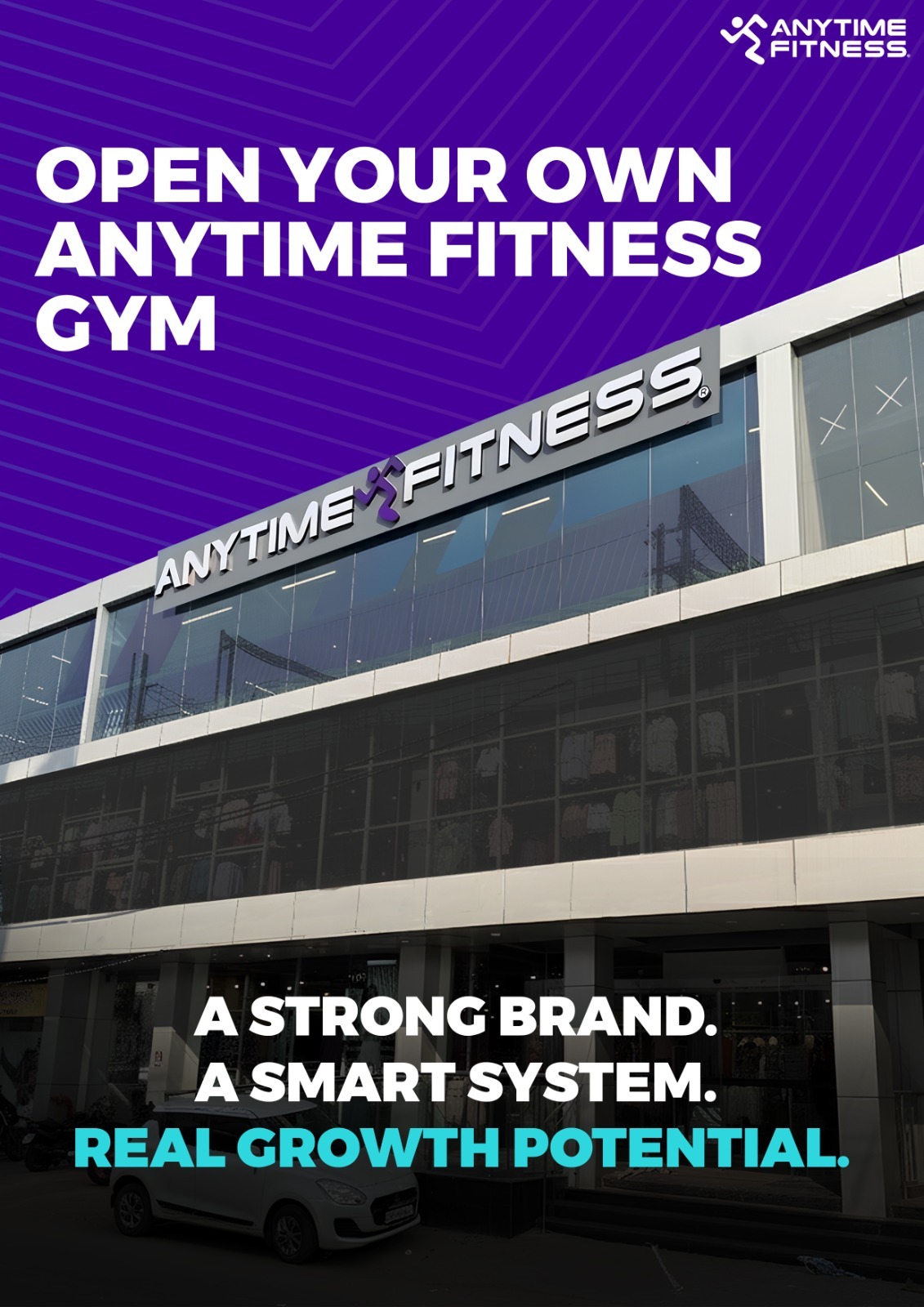 Anytime Fitness India Facebook ad: Anytime Fitness Gym Franchise Opportunity