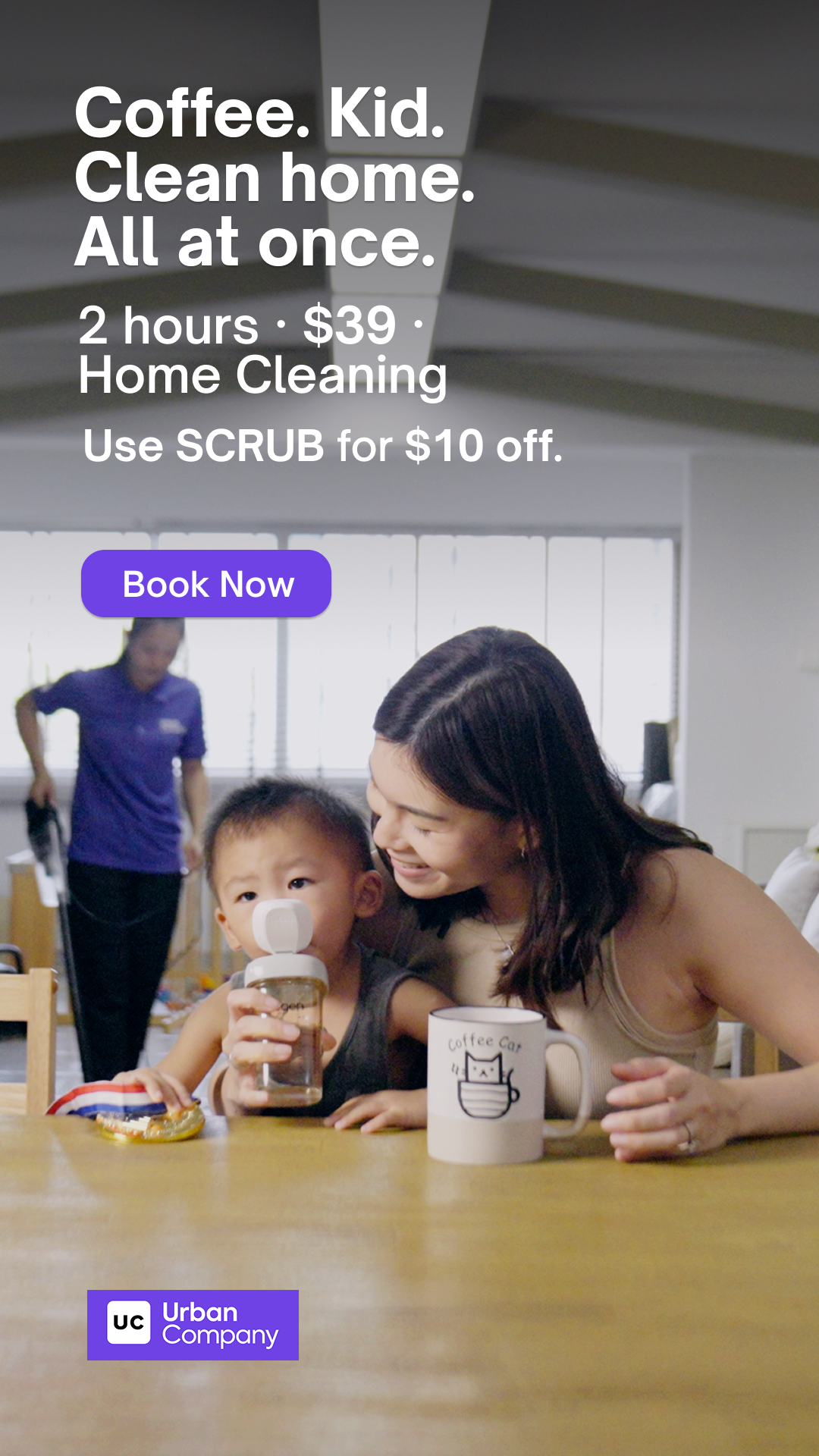 Urban Company Singapore Facebook ad