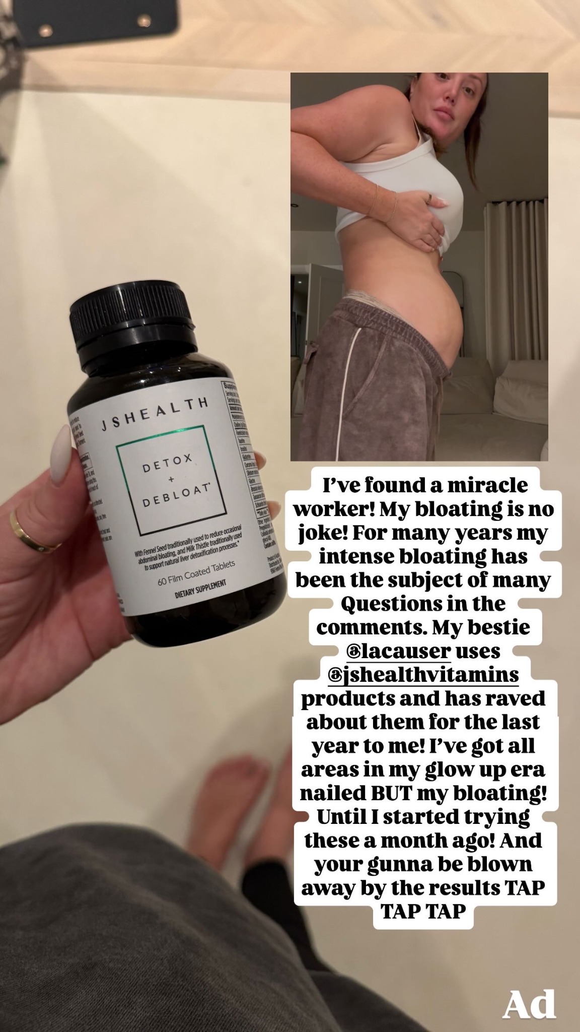 Charlotte Crosby Facebook ad