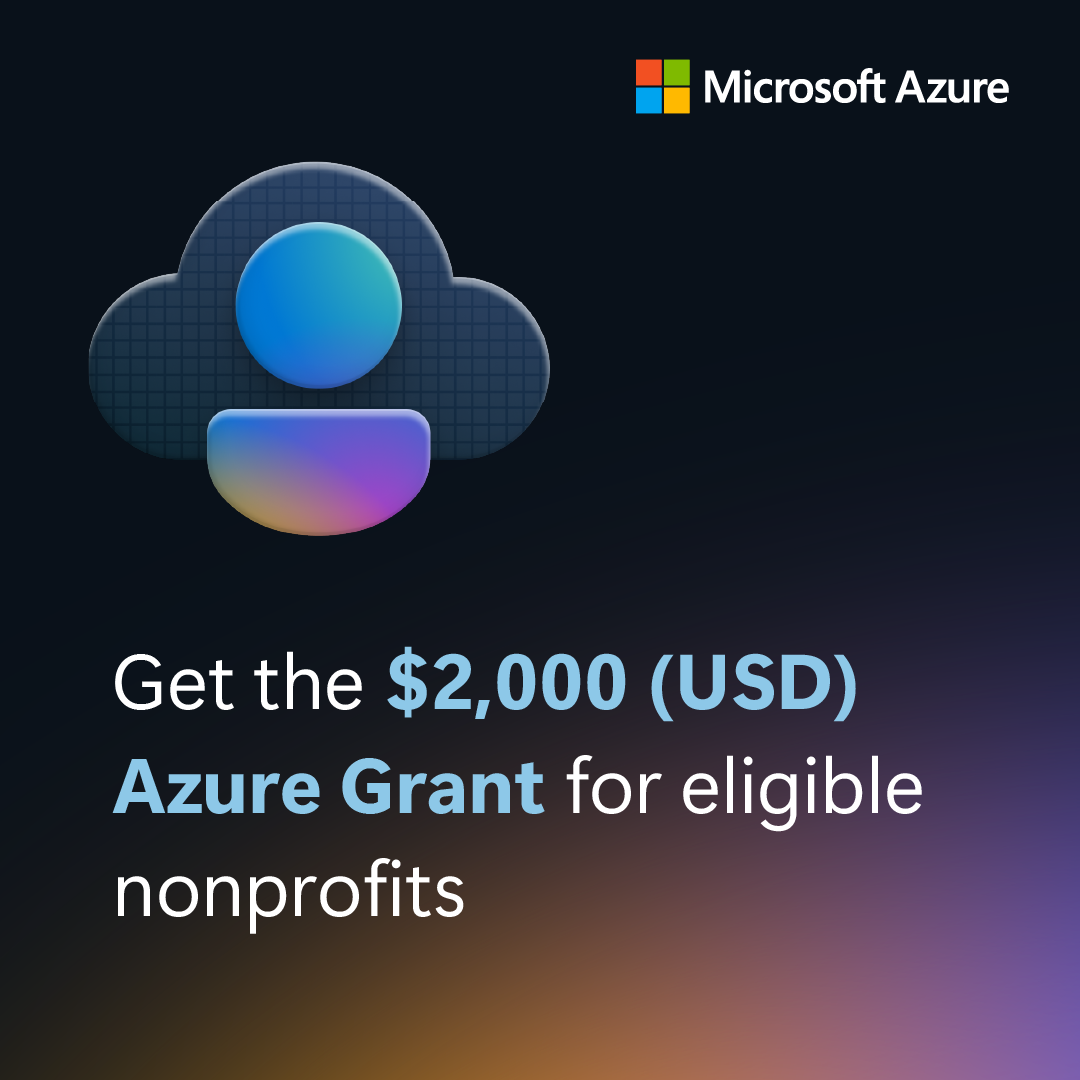 Microsoft for Nonprofits Facebook ad from Apr 1, 2026