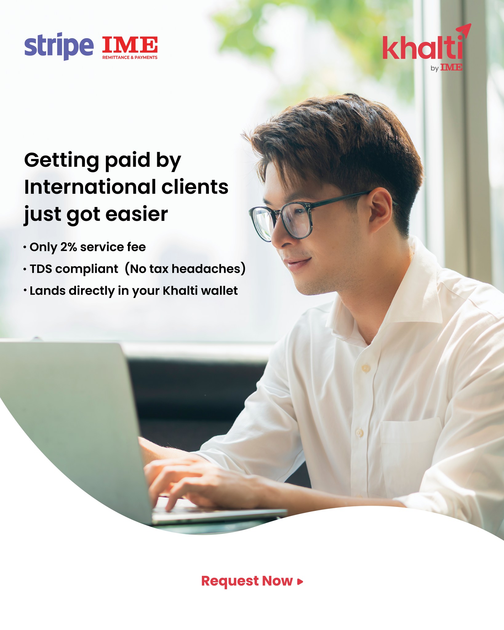 Khalti Facebook ad: Your skills deserve global clients.
