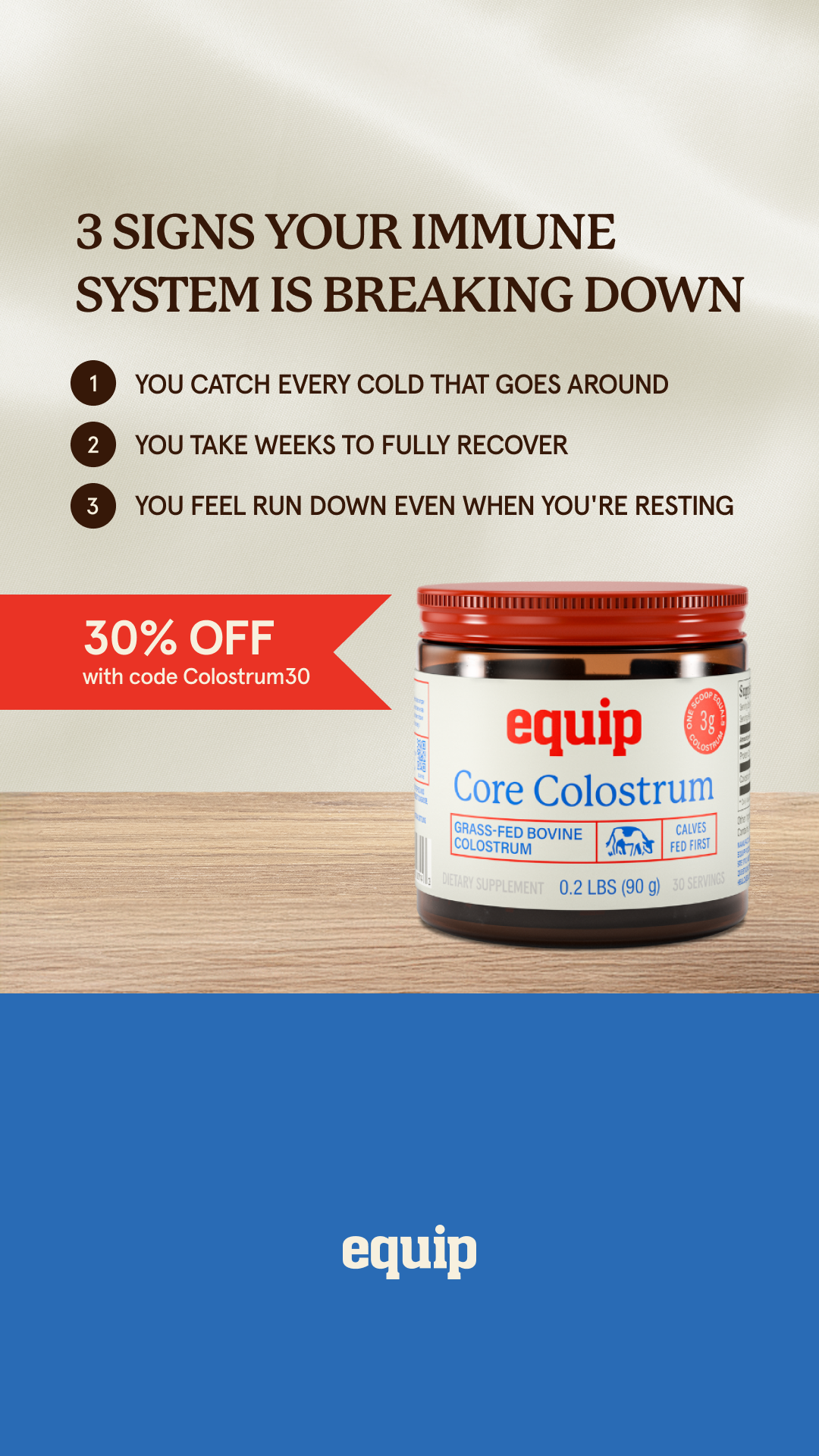 Equip Facebook ad