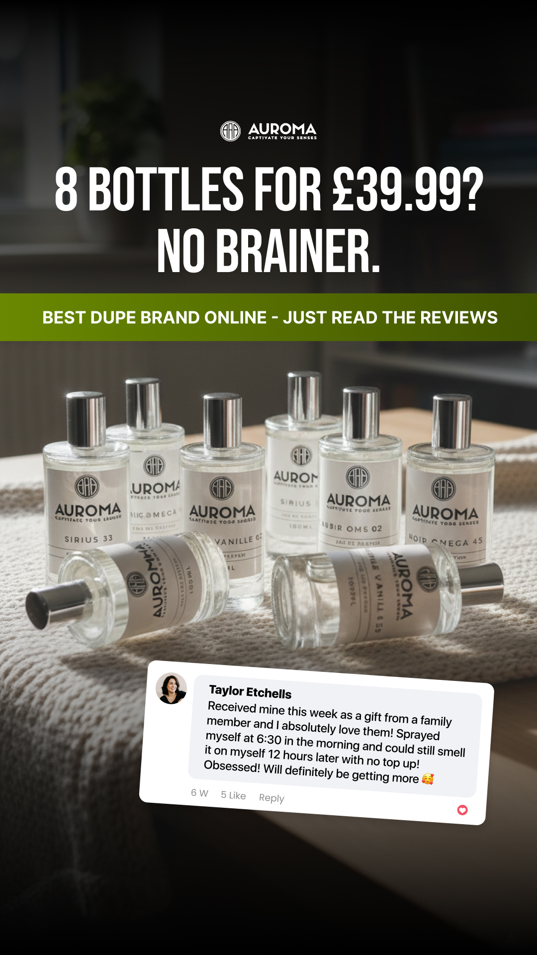 Auroma Fragrances Facebook ad