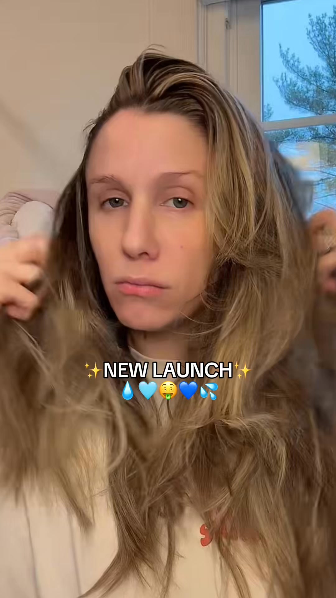 Color Wow Facebook ad: NEW Money Laundering Shampoo + Glossing Conditioner