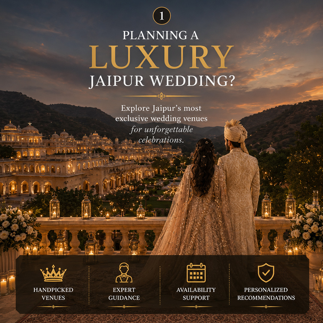 VenueMonk Facebook ad: Plan Your Dream Wedding in Jaipur