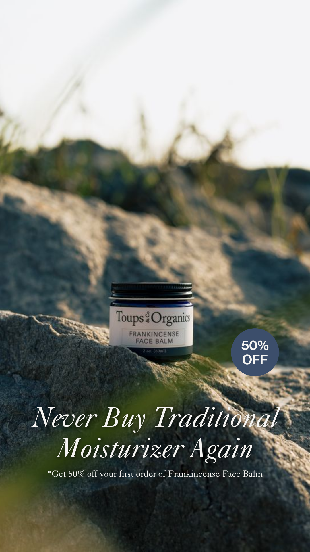 Toups and Co Organics Facebook ad