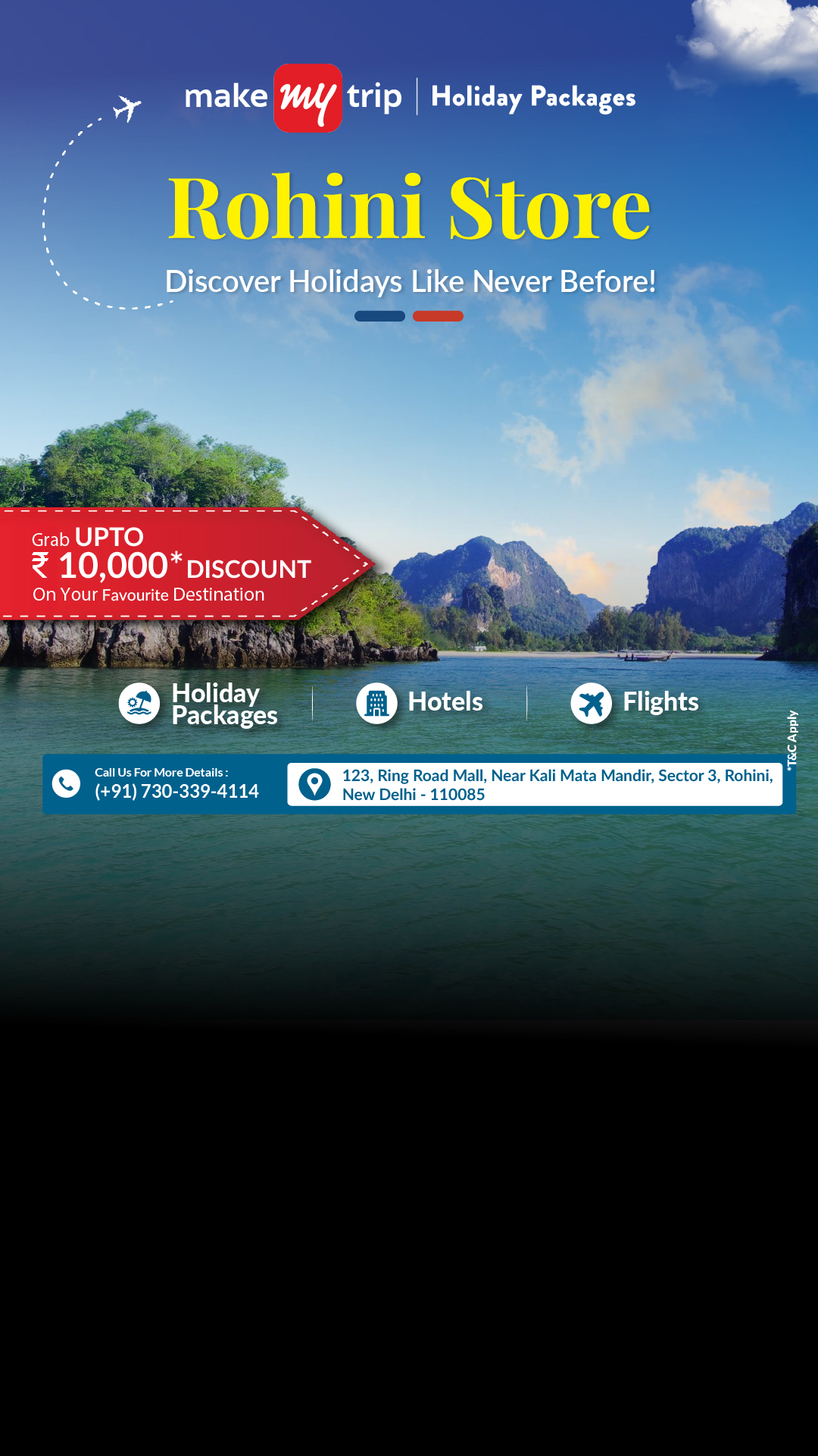 MakeMyTrip Facebook ad
