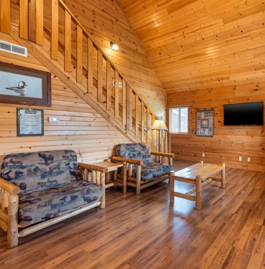 Warrens Lodging Facebook ad: 50% OFF! Shake off winter with half-off stays…