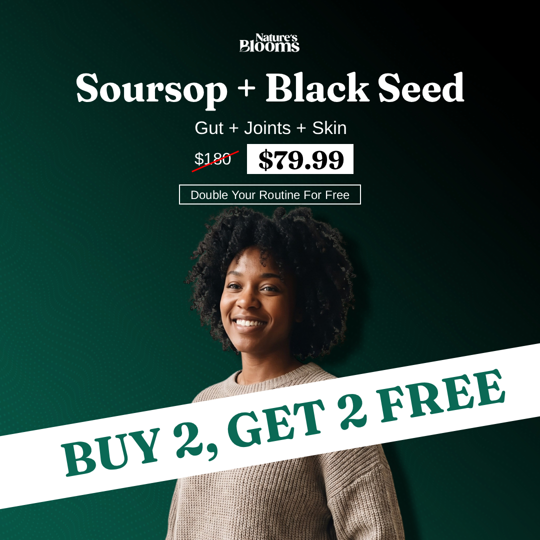 Nature's Blooms Facebook ad: Buy 2 bitters, get 2 completely free.