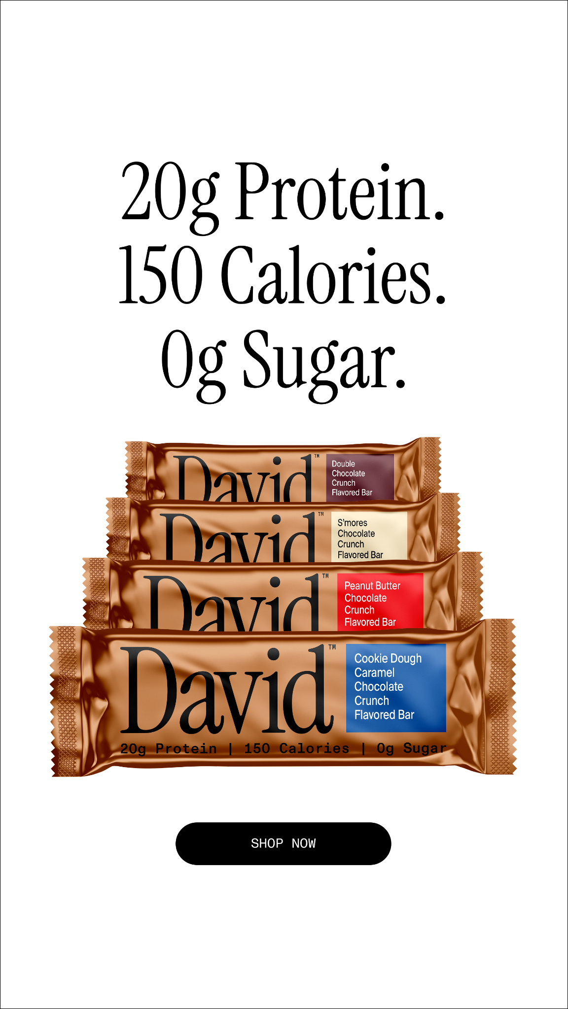 David Protein Facebook ad