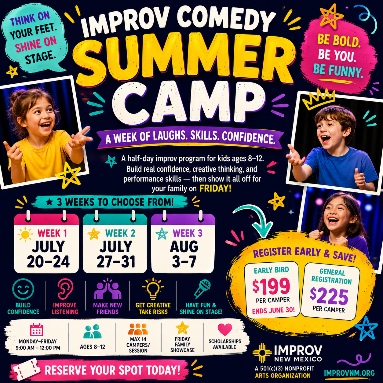 Improv New Mexico Facebook ad