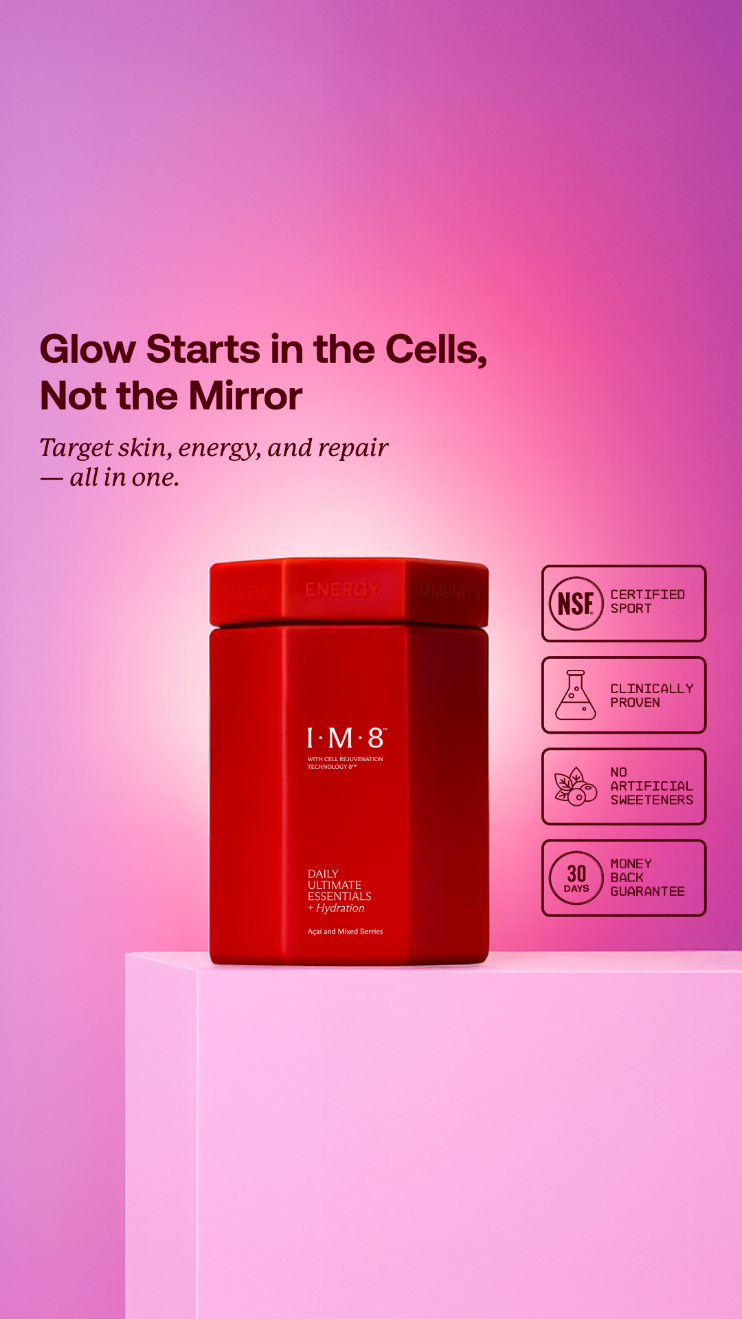 IM8 Health Global Facebook ad