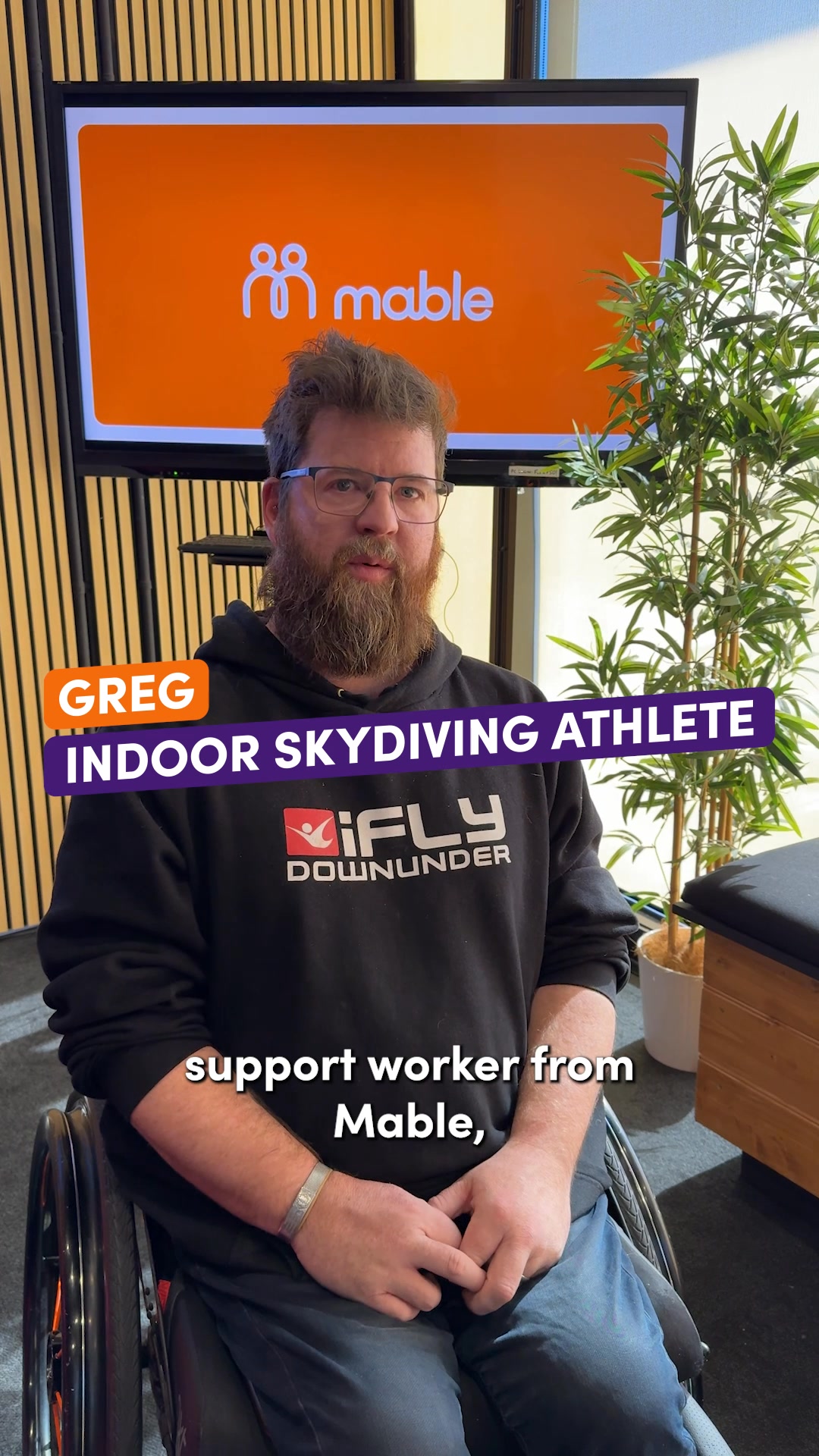 Mable Facebook ad: With tailored support, the sky's the limit