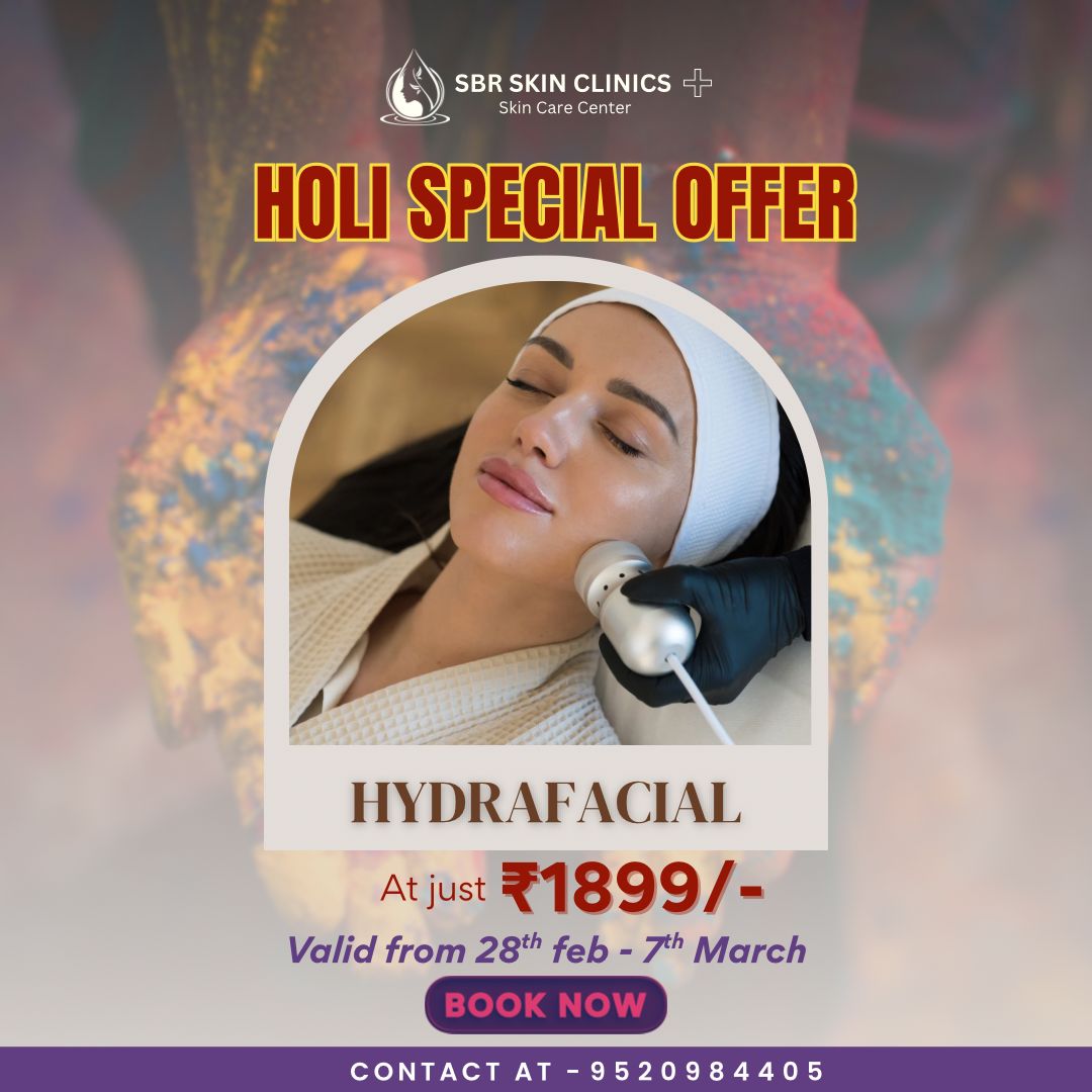 SBR Skin Clinics Facebook ad: Hydrafacial at just ₹1899/