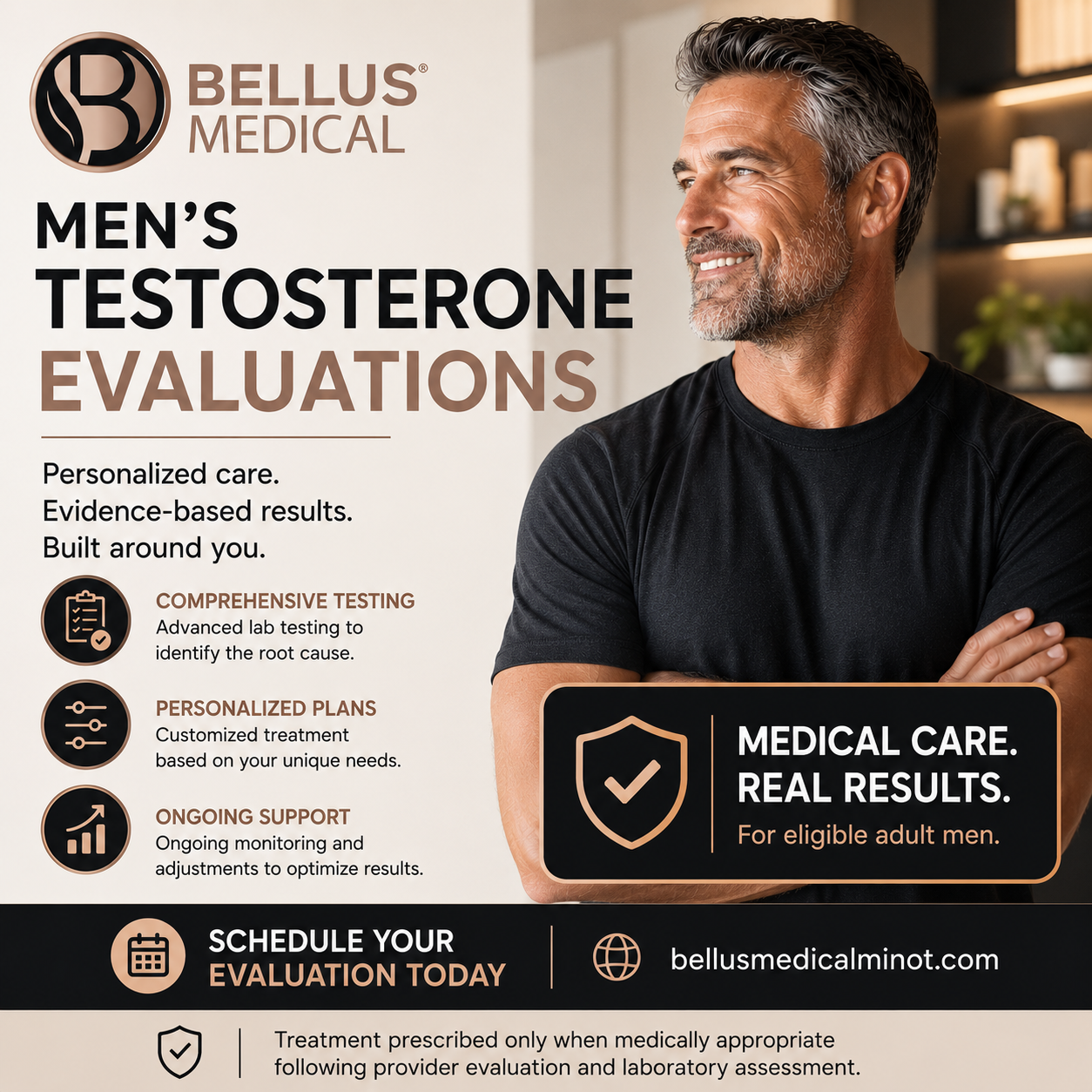 Bellus Medical ND Facebook ad: Testosterone Replacement Therapy » Bellus Medical