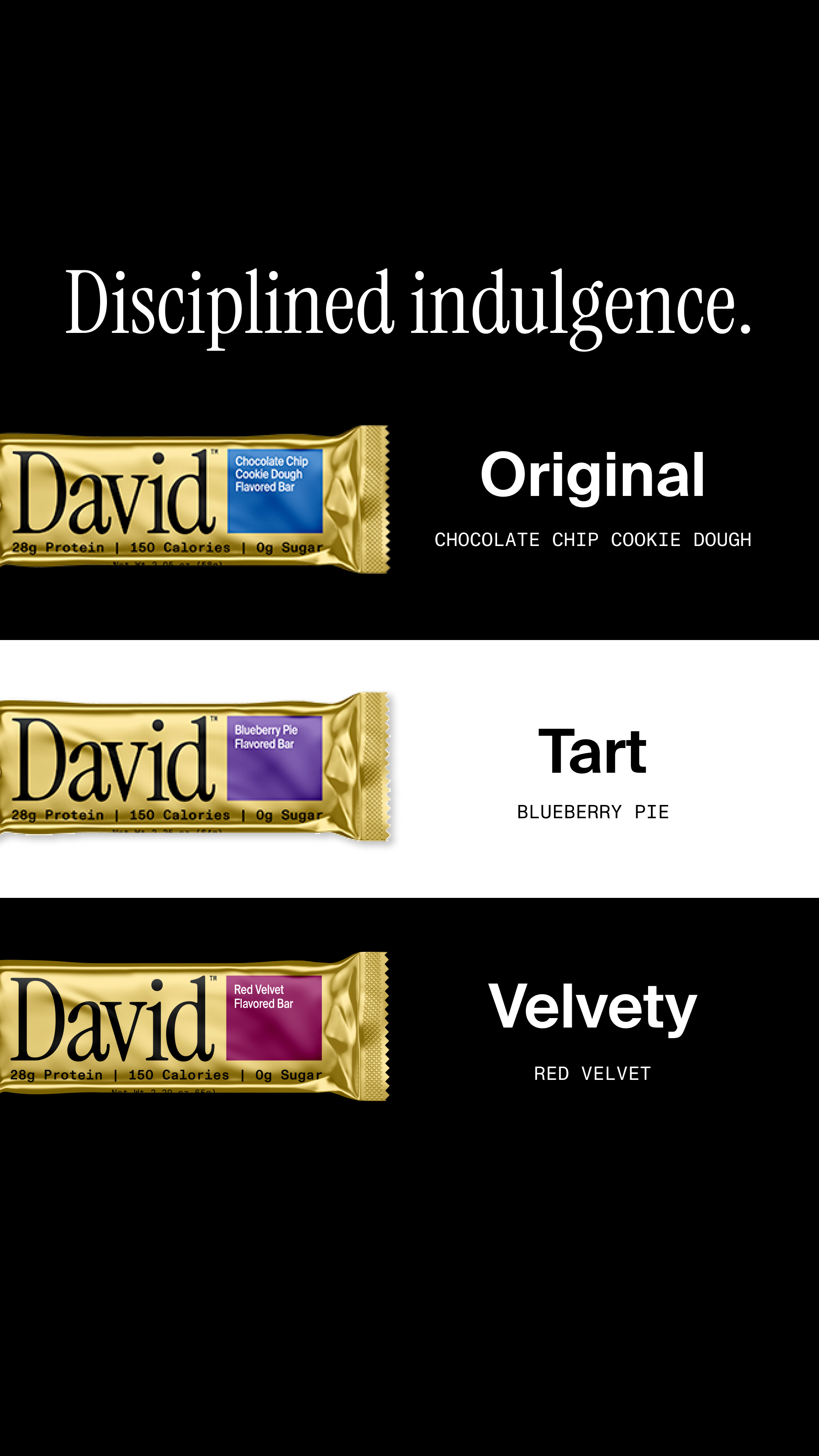 David Protein Facebook ad