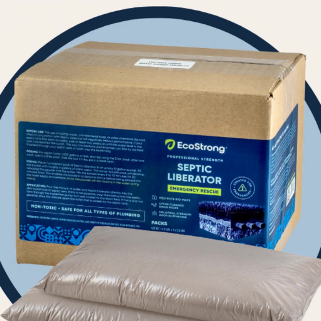 EcoStrong Facebook ad: Improve Septic Flow With a Safe, Natural Solution