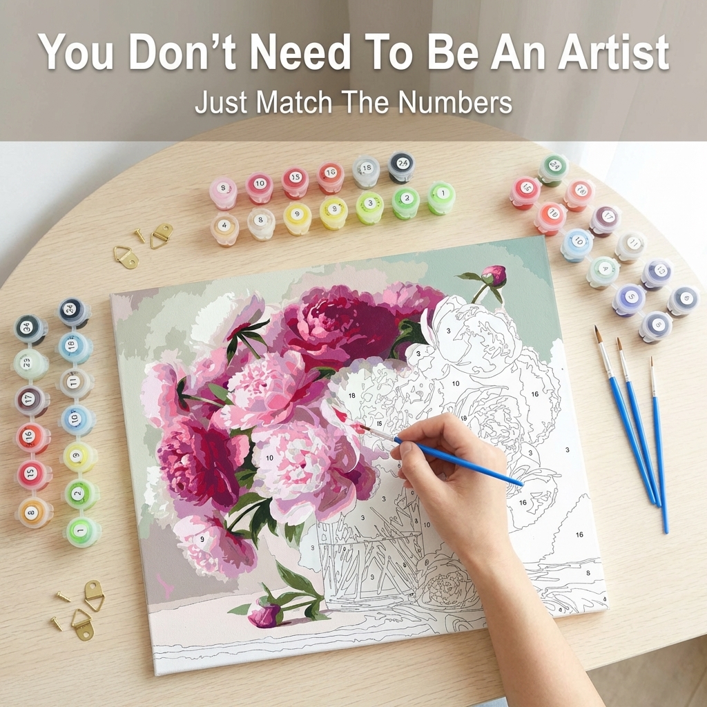 Paint by Numbers - DIY Facebook ad
