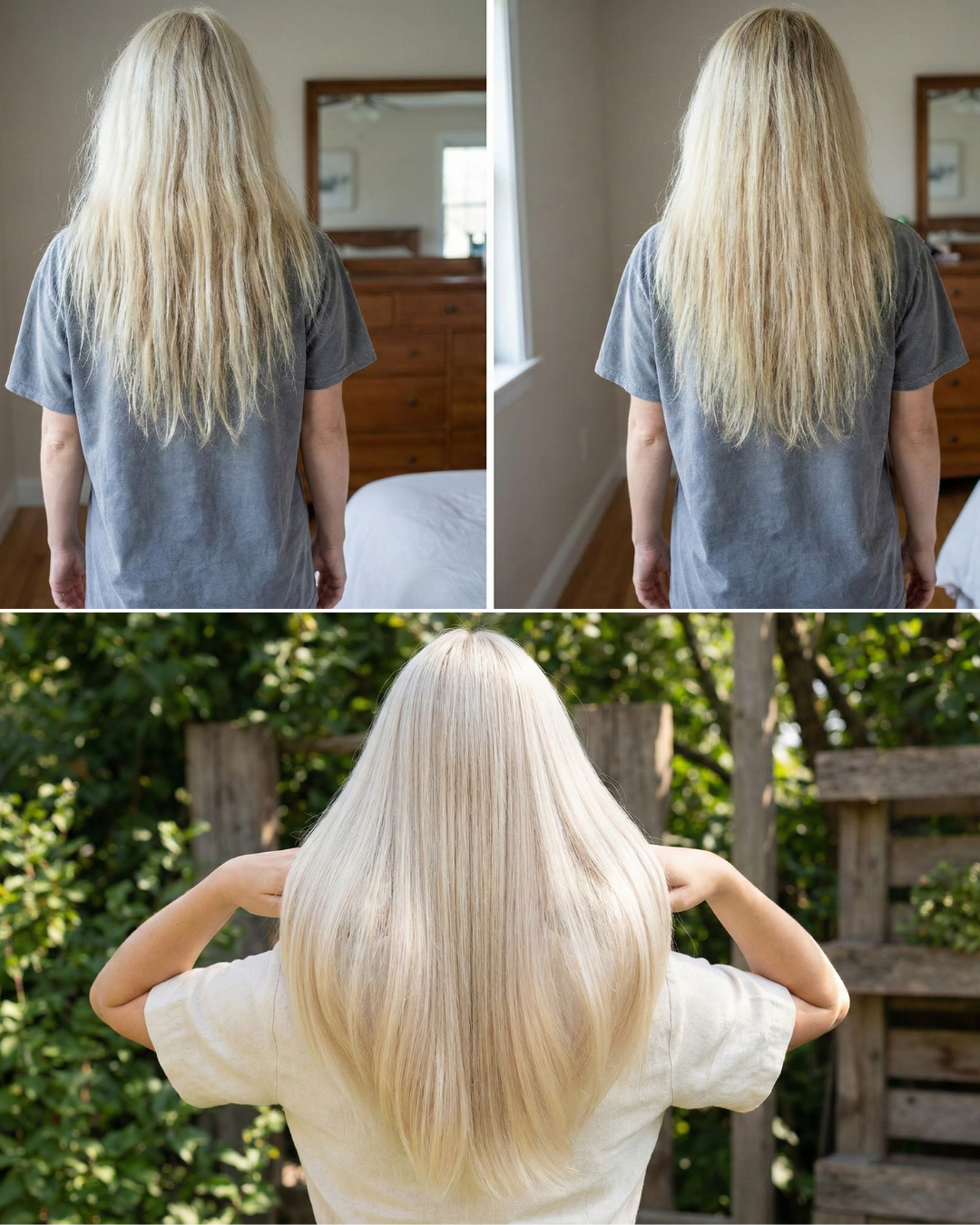 Hair & Beauty Hacks Facebook ad: Thick Hair Energy
