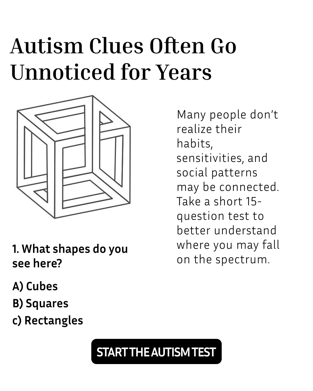 Personality Test: Created by Experts  Facebook ad