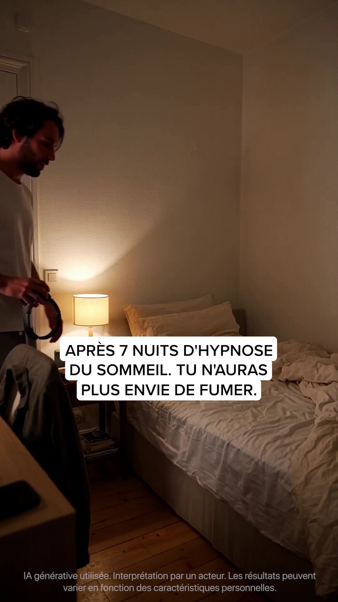 Hypnosis to Stop Smoking Facebook ad: Arrêtez de fumer avec l’hypnothérapie