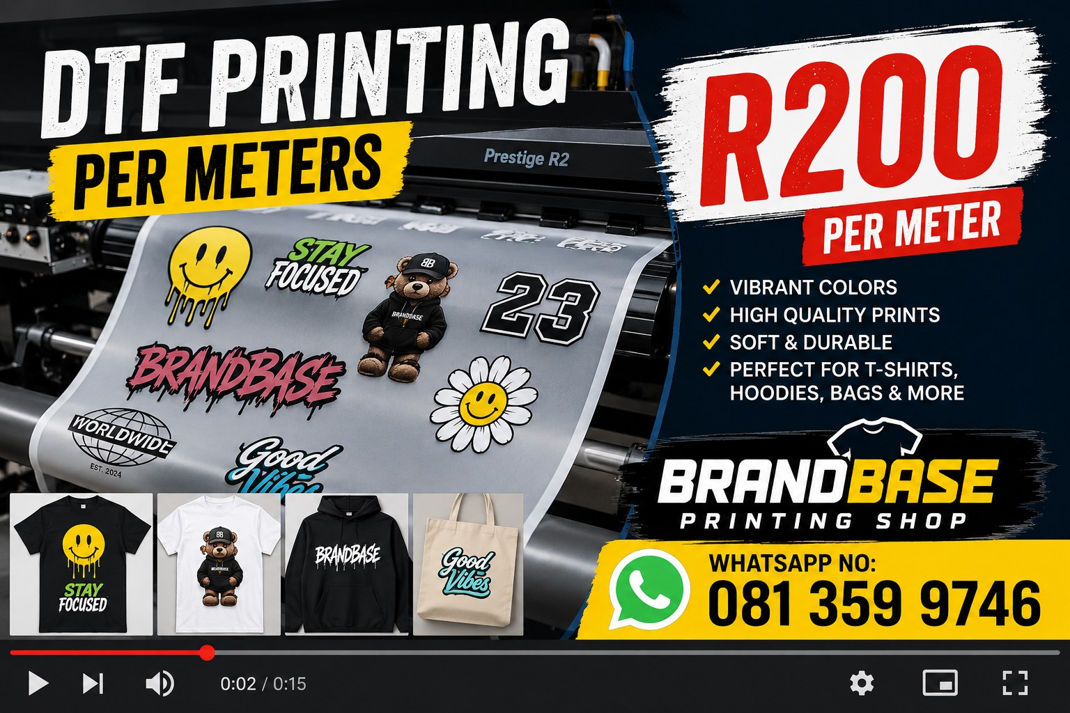 Brandbase Printing Shop Facebook ad: SPECIAL OFFER