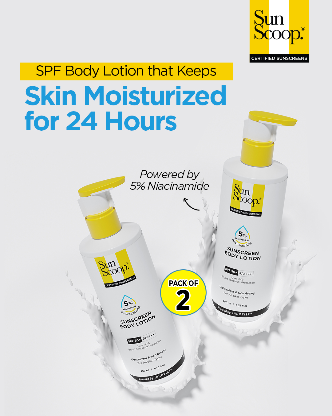Sunscoop SPF Facebook ad