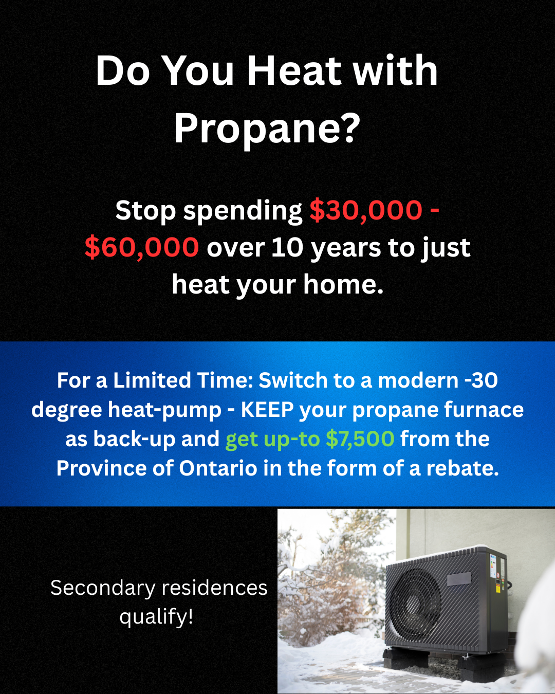 Ontario Budget Comfort  Facebook ad