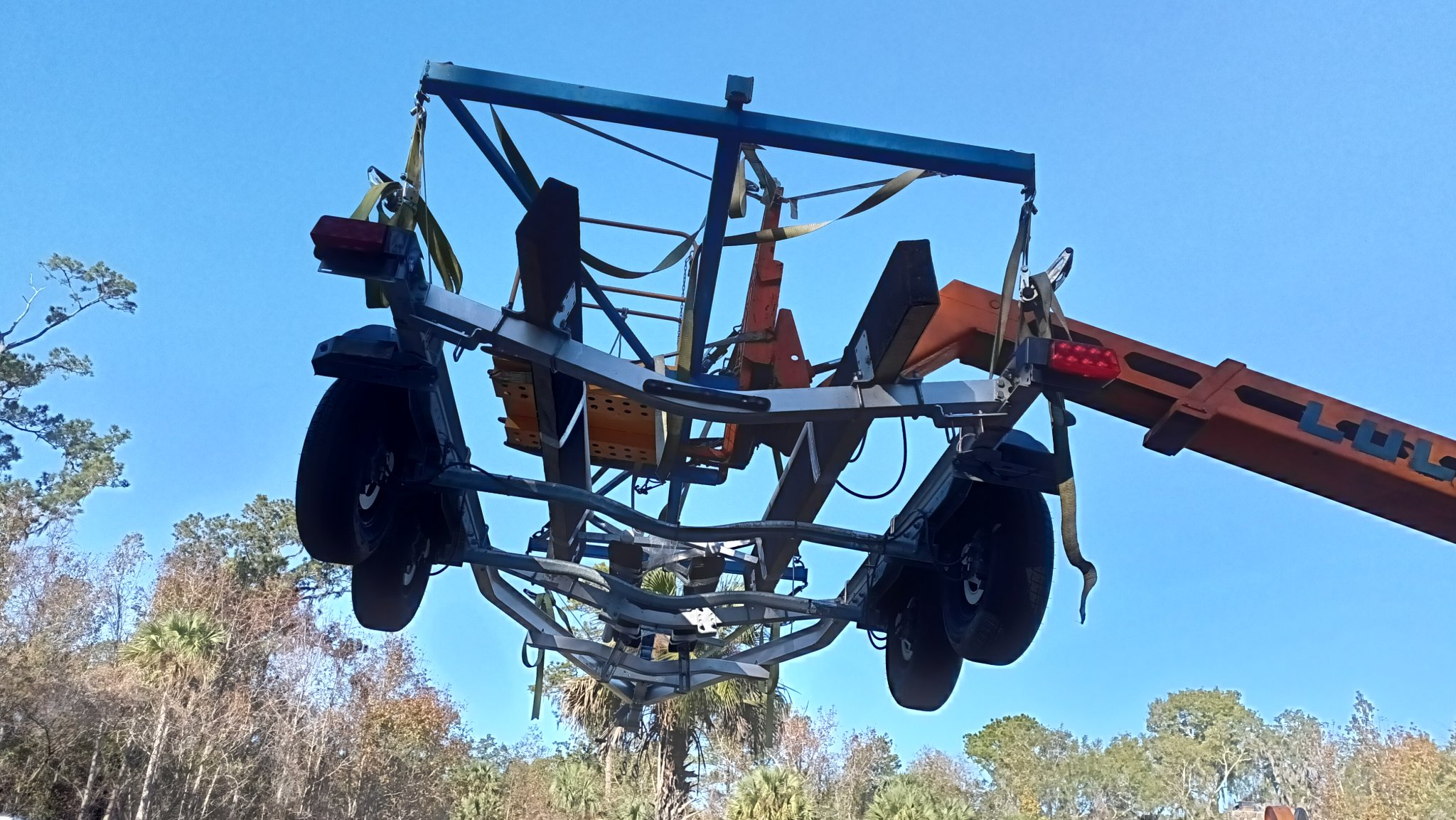 Ron Du Facebook ad: NEW 2026 EZ Loader TA96BT 18-21 4600 Tandem Aluminum Boat…