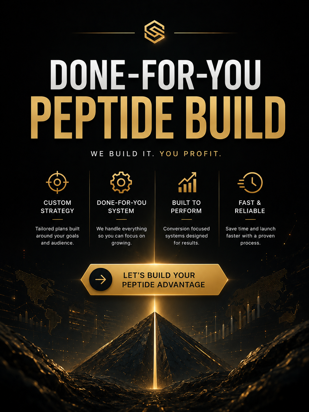 PeptBlueprint Facebook ad: We'll Build Your Entire Peptide Brand in 14 days, Or You…