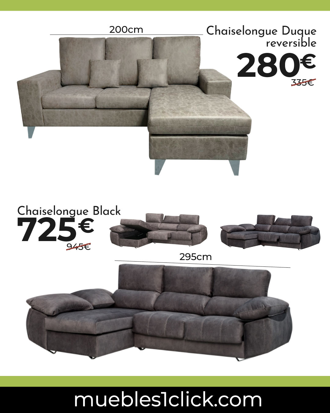 Muebles1click Facebook ad