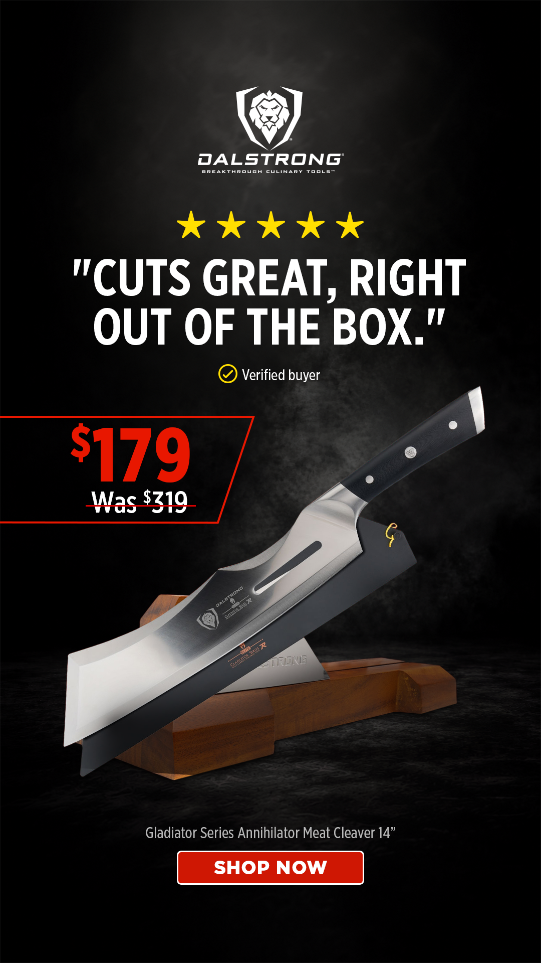 Dalstrong Facebook ad