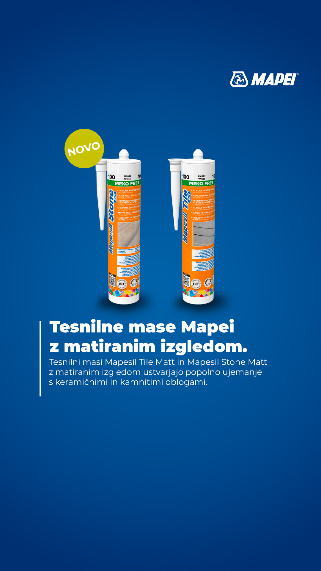 Mapei Slovenija Facebook ad