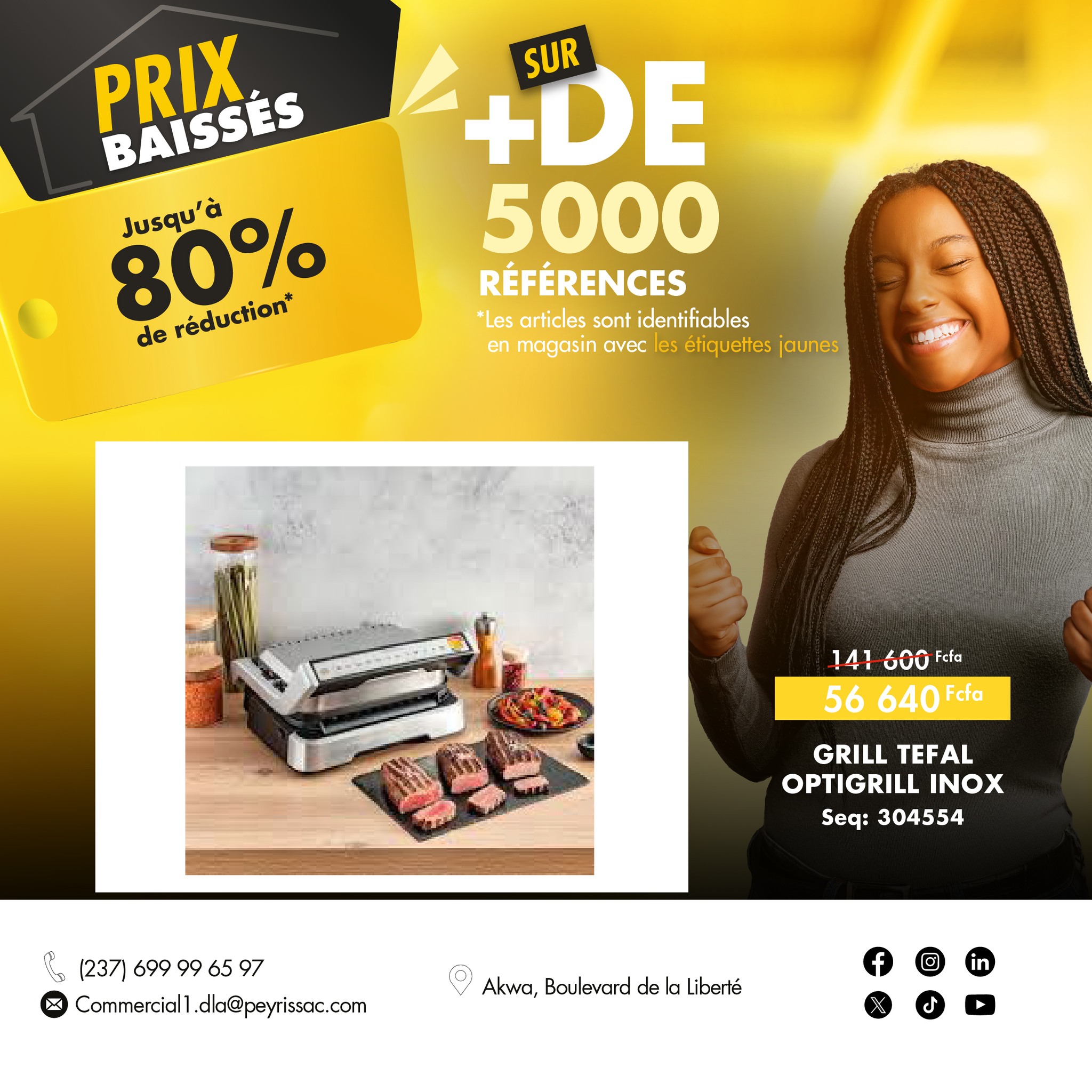 Galeries Peyrissac Cameroun Facebook ad