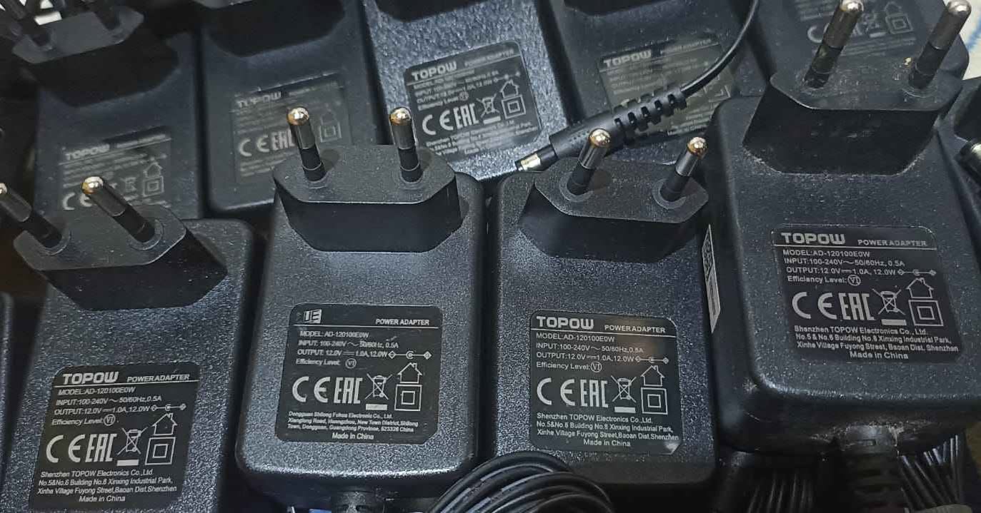 Lani Saputra Facebook ad: ADAPTOR 12V 1A MEIC TOPOW MIX ORIGINAL REAL AMPER untuk…