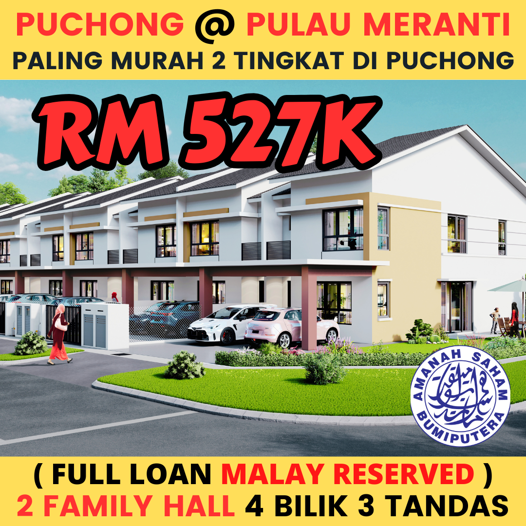 Affordable House in Klang Valley Facebook ad: Rumah Landed Fully Extended Puchong