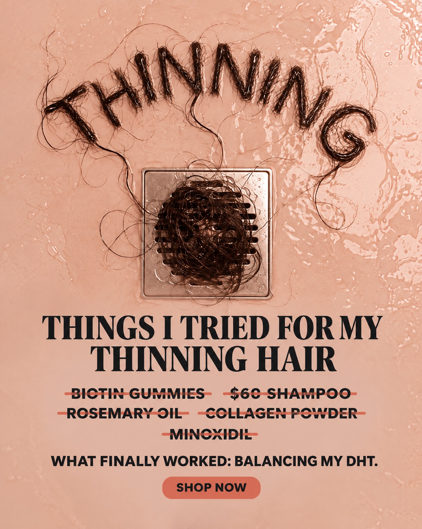 Beauty Reviews Facebook ad: Help Hair Loss Naturally
