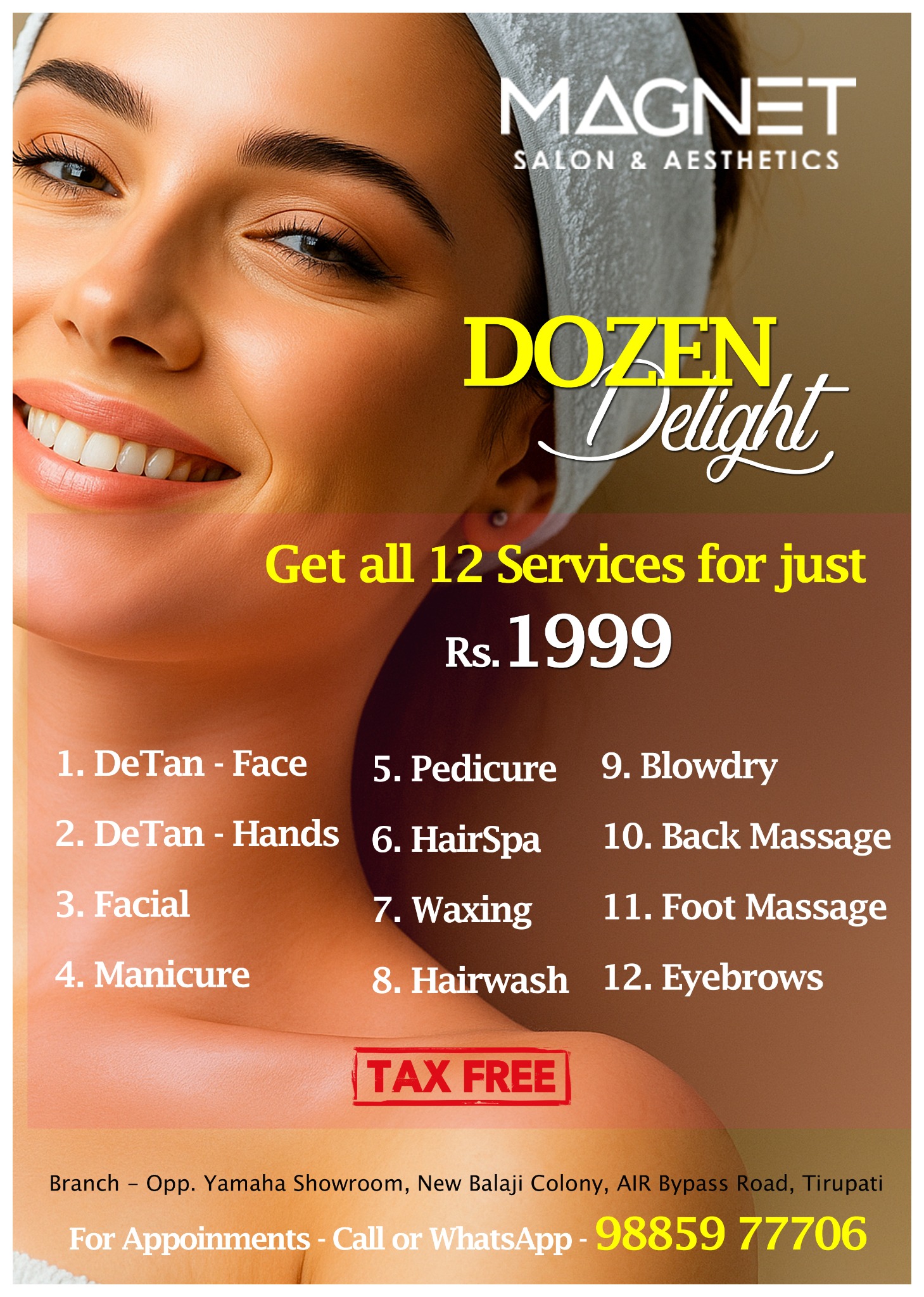 Magnet Salon & Aesthetics Facebook ad from Jan 19, 2026