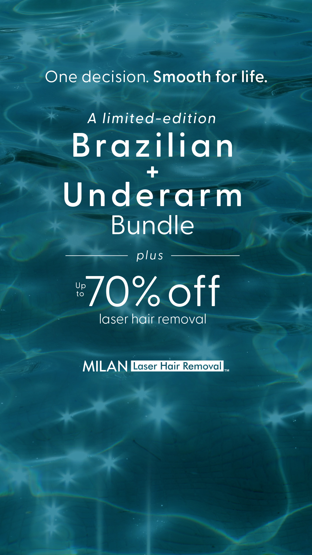 Milan Laser Hair Removal Facebook ad