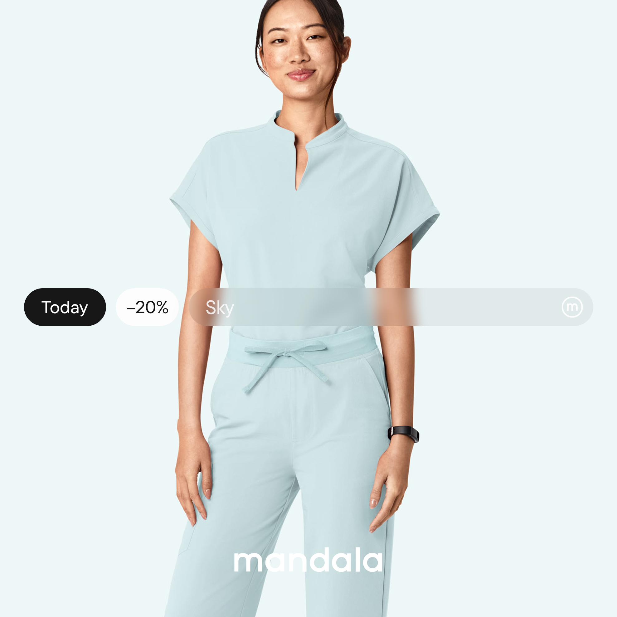 Mandala Scrubs Facebook ad