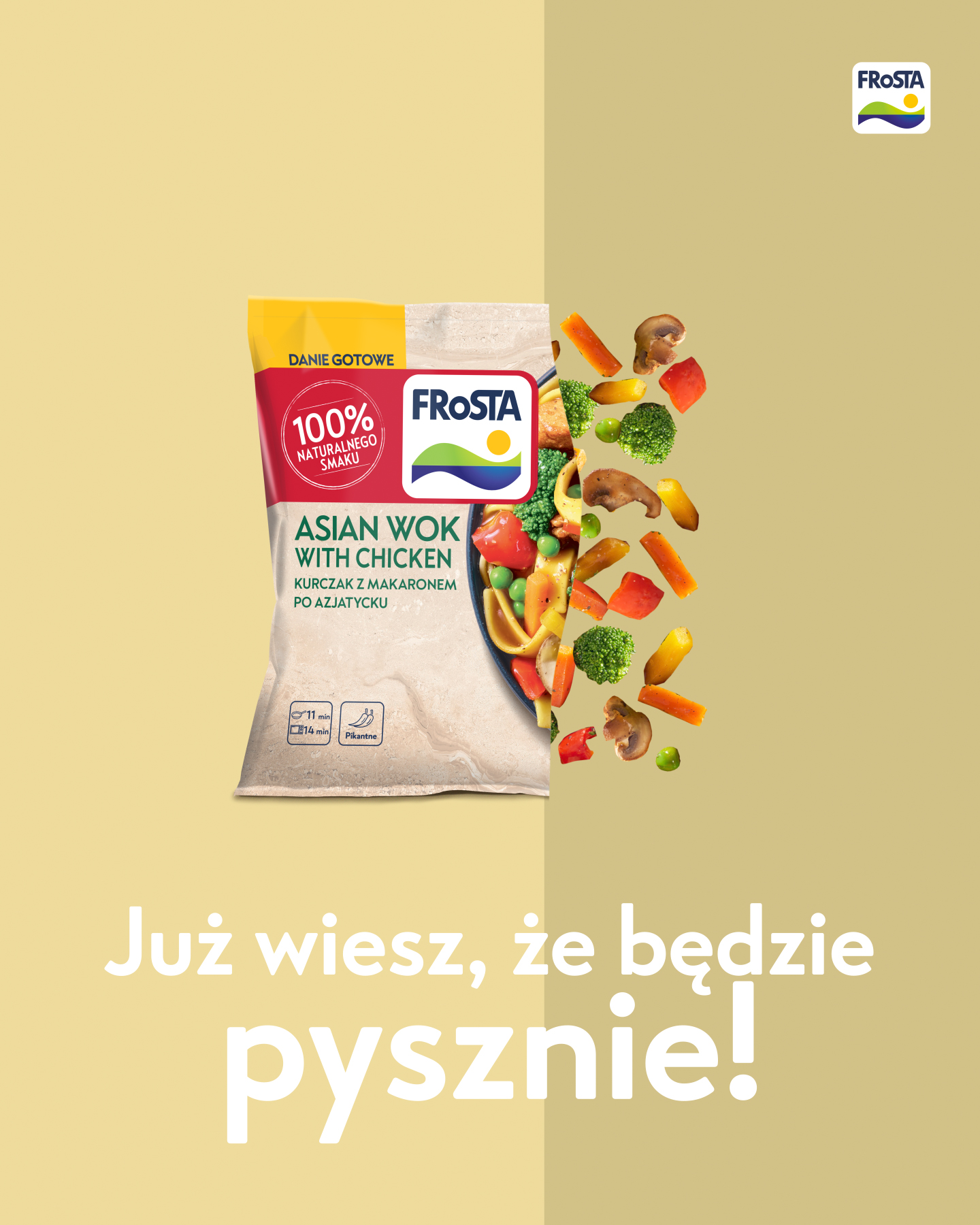 Frosta Polska Facebook ad: Na patelnię i gotowe!